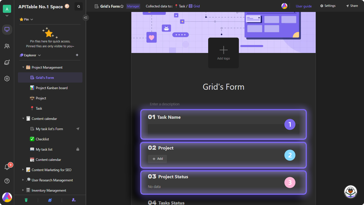 form_datasheet_mapping